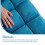 Folding Floor Chair, Dark Blue, 14-Position Adjustable 3