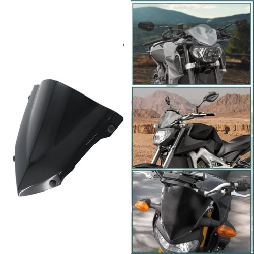 Motorcycle Windshield Front Spoiler with Bracket Wind Deflectors Windbreak for  MT-09 FZ-09 2014-2016 1