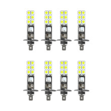 8PCS H1 6000K Super White 80W LED Headlight Bulbs Kit Fog Driving Light