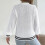 Pull tricoté à manches longues et col en V pour-Bourgogne S 8