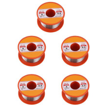 5X Estano Soldadura de Plomo Nucleo Flujo Alambre de Soldadura 0,8mm 63/37