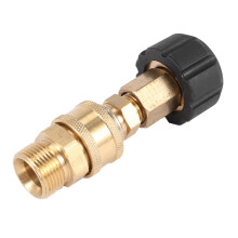 3X Pressure Washer Adapter Set, Quick Connector, M22 14mm Swivel to M22 Metric Fitting,M22-14 Swivel + 3/8 Inch Plug