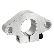 Linear Motion Rail Clamping Rod Rail Guide Support For 20mm Diameter Shaft,Aluminum(4PCS SHF20)