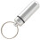 Silver Pill Medicine Box Case Holder Container Capsule Bottle Keyring Keychain 1
