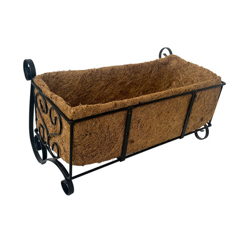 Balcony Hanging Basket Rectangular hanging planter box for Home