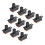 10 Pcs 6 Pins 2 Positions DPDT /  Slide 1