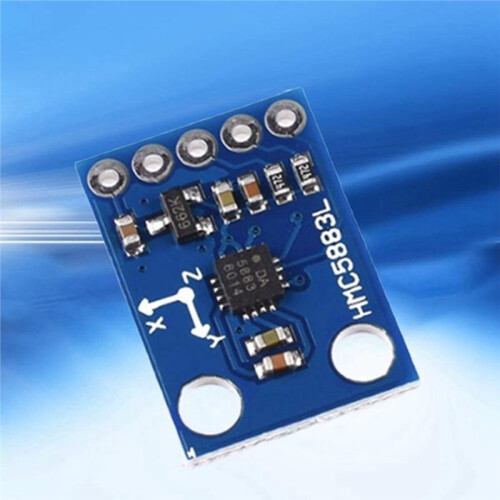 2pcs GY-273 HMC5883L Triple Axis Compass Magnetometer Sensor Module 3V-5V Three Axis Magnetic Field Module for 2