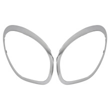 1Pair Headlight Trim Ring Bezel LH & RH Chrome for Cooper Countryman Paceman 2011-2016