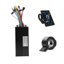 36V 48V 52V 40A Brushless Controller T5S Meter LCD Display+130X Throttle Kit for Electric Scooter E-Bike Repair Kit