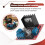 L298N Módulo Dual H-Bridge Stepper Motor Driver Board Módulo 2A/25W, Adequado para Robôs e Carros Inteligentes 8
