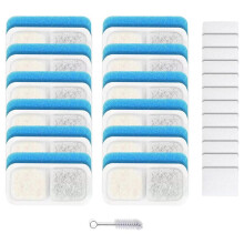 1 Set Fountain Filters Sponges Set Replacement Compatible with for Oneisall PWF-001 67 Oz/2L Stainless Steel Pet Water