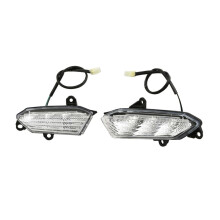 Motorcycle Front LED Turn Signal for Gold Wing Gl1800 18-24 Windshield Decorative Light LED Driving Brake Light