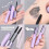 Mascara de routine de retouches avec brosse Spoolie,-2 bâtons 2