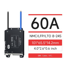 LiFePo4 8S-24S 48V BT Passive Balance BMS for Scooter Electric Vehicle Power Bank Liion BMS Mit UART 60A