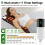 9-Level Temperature Control,4-Level Timer,36 Jade-Stone Imitation PU Leather Ultra-Soft Double-Sided Heating Pad EU Plug 3