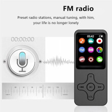 MP3-Speler -Luidspreker 32GB HiFi Muziek Sportluidspreker  Draagbare Walkman met Radio FM-Opname E-Boek