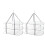 2 Pcs 3 Tier Folding Mesh Clothes Drying Rack, Stackable Sweater Drying Rack with Internal Fixation, Portable Hanging 1
