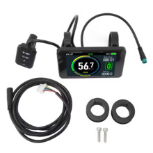 Electric Bicycle T8 LCD Display Colorful Screen 24V 36V 48V 52V 60V 72V Waterproof Electric Bike LCD Display Panel
