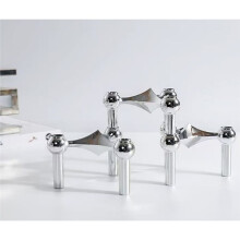 1set Nordic-Style Candle Holder, Perfect for Living Room Decor and As A Gift-Home Decor Candle Holder