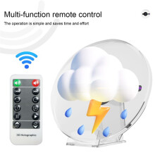 3D Holographic Projector Desktop LED Fan Screen Safe Mobile WIFI Control DIY Image HD Holographic Neon PD20