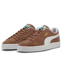 (, ) Puma Suede Classic Haute Coffee/White Trainers
