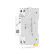 MOES Tuya Zigbee Circuit Breaker 63A Fireproof Electricity Monitoring App Control Alarm Threshold Setting V0 Retardant