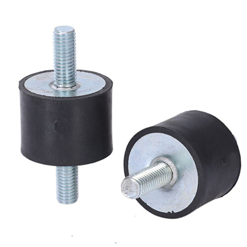 12 Pieces M10 Rubber  Double External Thread Rubber Anti-Vibration Vibration Isolator Durable