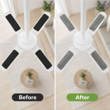 Plafondventilatorblad Luchtfilters, Wasbare Herbruikbare Stofvangers voor Ventilatorbladen, Plakventilatorfilters voor Stof, 10 Stuks