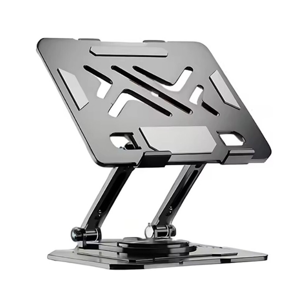 Photos - Holder / Car Charger 360 Rotation Tablet Stand for Tablet Computer, Adjustable Foldable Tablet Holder,Aluminum Phone Stand Black