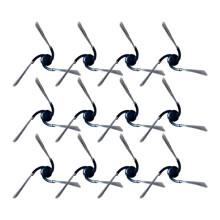 Side Brushes for D20 Air Robot Vacuum Cleaning Brush Accessories for Corners Walls Furniture 12PCS