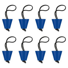 Kit di 8 Tappi per Scupper da Kayak - Tappi Universali per Fori di Drenaggio In Silicone con Cordino