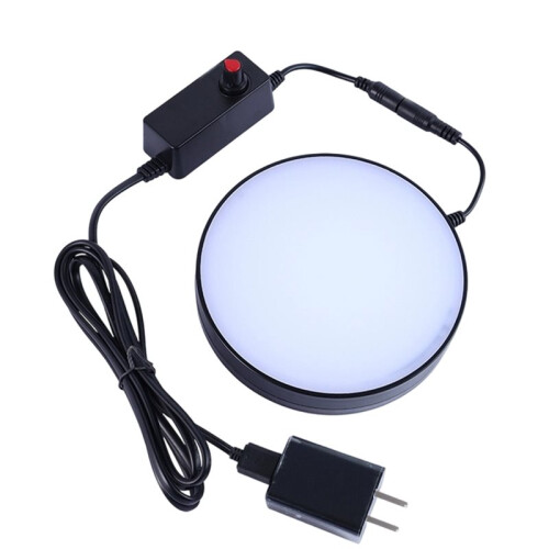 135mm Microscope LED Bottom Round Light Lamp Source Shadowless Backlight  Industrial Inspection EU Plug