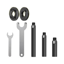 5/8"-11 Angle Grinder Extension Rod Pressure Plates Wrenches Kit for Angle Grinders and Polishing Machines Tools