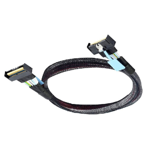 Cable Extensor MCIO 8I 74Pin Macho A MCIO 0.8M PCIE 5.0 74Pin Macho PCI-e 5.0  Cool  IO MCIO