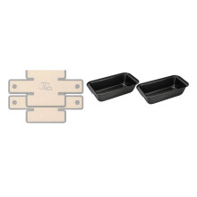 Moule à Pain avec Doublure, Moules à Pain avec Doublures de Support à Pain, Répartition Uniforme de la Chaleur, Ustensiles de Cuisson pour Pain de