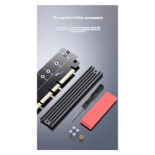 PCIe to M.2 NVMe Expansion Card 64Gbps with Heatsink Cover Support 2230/2242/2260 B
