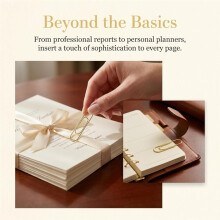 Jumbo Gold Paper Clips Heavy Duty Paperclips,2 Inch,100 Pcs ,Smooth Finish No Snag, Invitations Planner Home Use