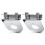 2Pcs Watermelon Light Under Glow Frame Brackets, 45 Degree Angled Clamp- Mount No Drilling Required, Stainless Steel 1
