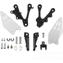 Motorcycle Driver Rider Footpeg Pegs Footrest Bracket for ZX6R 2009-2024 ZX636 2019-2025