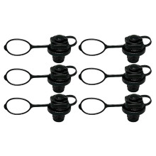 Inflatable Plug Kayak Accessories Black Boston Screws Air Valve Plug Quick Inflation Deflation Anti-Leakage Replacement