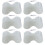 6 Pcs Waist Electrode Pads - Self-Adhesive Conductive Gel Patch for Muscle Stimulator Replacement 1