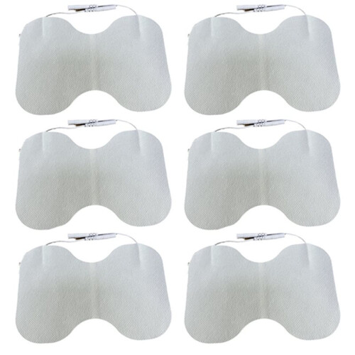 6 Pcs Waist Electrode Pads - Self-Adhesive Conductive Gel Patch for Muscle Stimulator Replacement