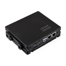 For Raspberry Pi CM5 RS485 4G/5G Expansion Board Dual Ethernet Port ETH Gigabit/2.5G Board with Case