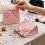 StoBag 20pcs Paper Candy Box Gift with Ribbon Blank Small Packaging for Cookies Chocolate Storage 4