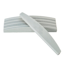 10Pcs Foam Nail File Blocks, 100/180 Grit Double-Sided Emery Board, Reusable Manicure Tools for Nail Shaping Grey