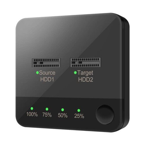 M.2  Hard Disk Copier Indicator Hard Disk Box Data Transmission Dual Rotors Reading for Store Data for Computer
