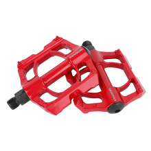 VIARON Bicycle Pedals 4 Bearings Ultralight Aluminum 8 Pins Road Mtb Pedals Non-Slip Waterproof Pedal Bicycle Parts Red