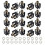 20PCS PJ-376M 3.5mm Audio Female Socket Connector for Headphone Jack with Nuts 1