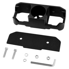Aluminum Trailer Chain Holder 7 Way Pin Trailer Plug Holder Cover Heavy Duty Towing Organizer for Travel Trailer RV