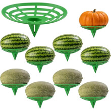 10 Packs Melon Cradles Trellis - Stable Fruit Support Stands to Keep Watermelons,for Raised Beds & Backyard